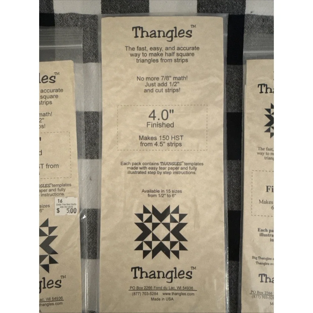 Thangles Templates Set Of 3 Sizes‎ 2.5